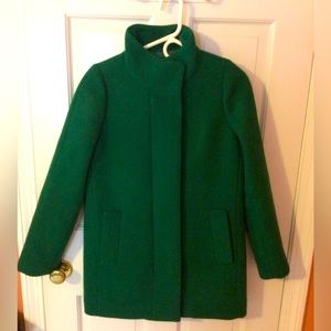 The most gorgeous green - J Crew City Coat - NEW with tags